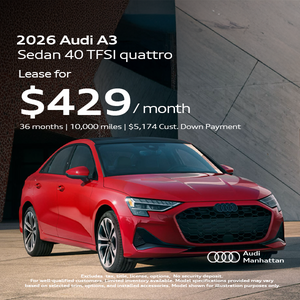 Lease an Audi A3 Lease Manhattan NYC 